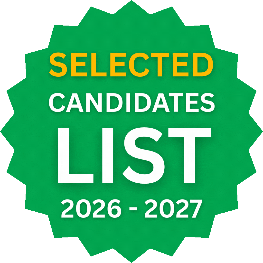 Selected Candidates List